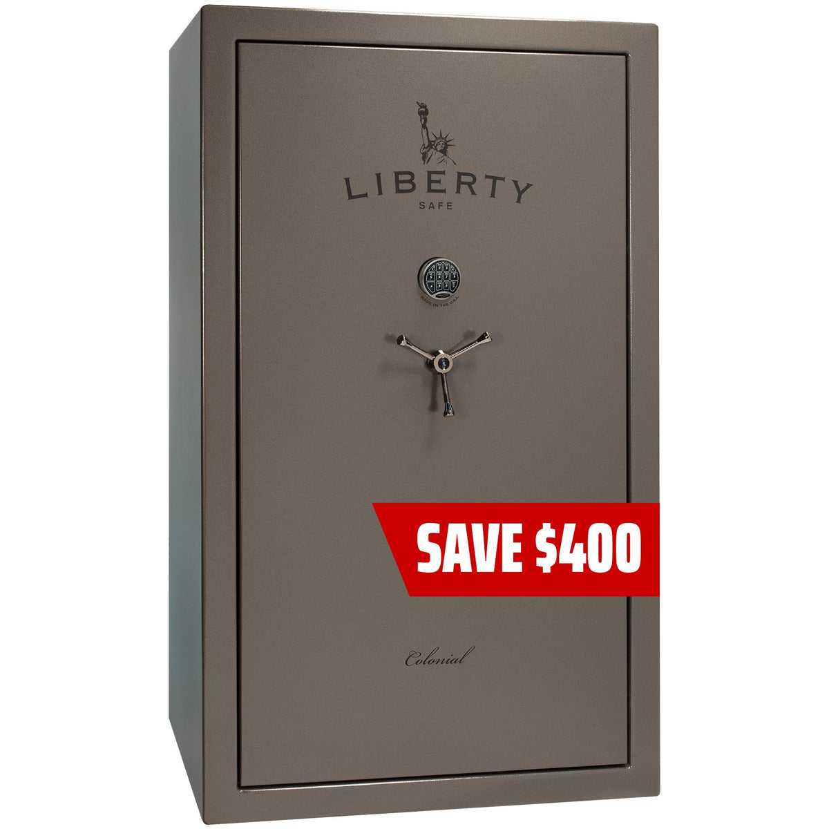 Colonial 50 | Textured Black | Gray Marble - Big Safe 2024 Promotion